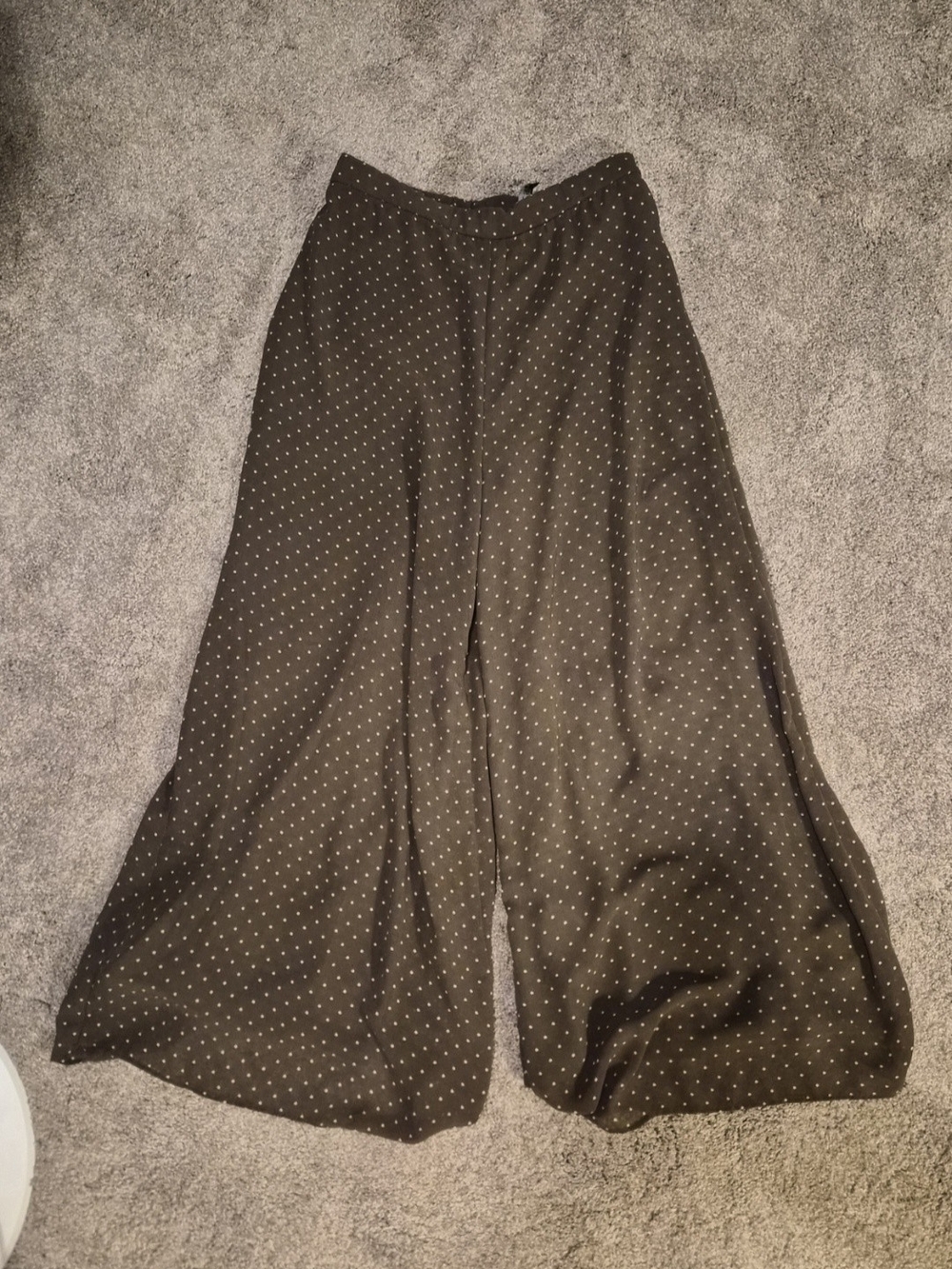 STATE Brown & Cream Polka Dot Palazzo Pants
